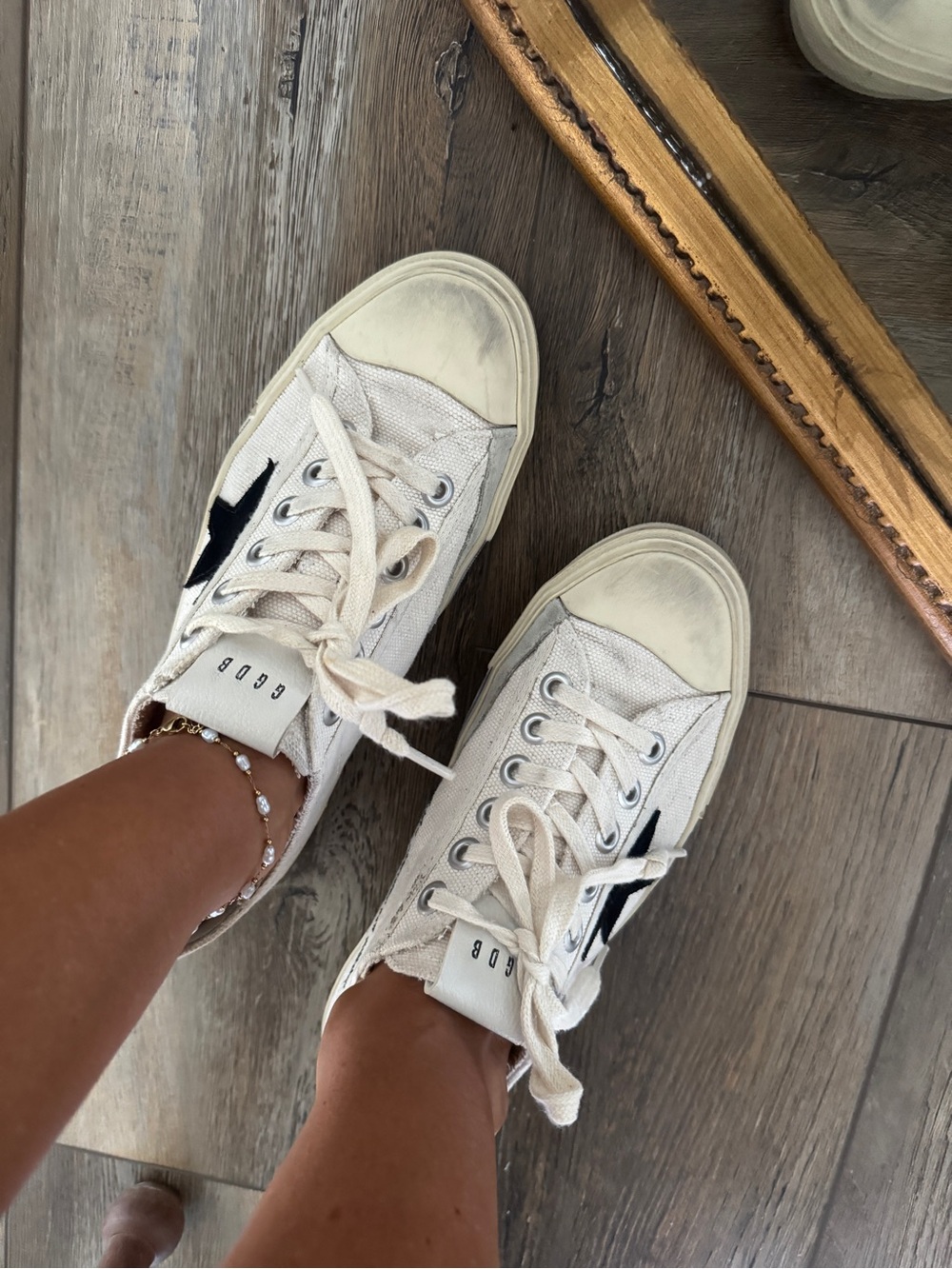 Golden Goose Canvas Sneakers – Size 39 EU - Only used once - Picture 2 of 13